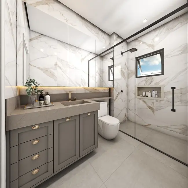 Foto 2 de Apartamento com 1 quarto à venda, 59m2 em Cordeiros, Itajai - SC