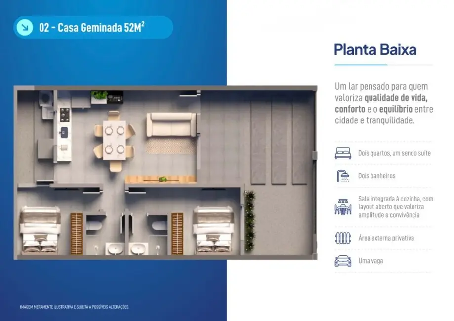 Foto 4 de Casa de Condomínio com 2 quartos à venda, 125m2 em Meia Praia, Navegantes - SC