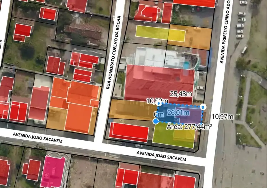 Foto 1 de Terreno / Lote à venda, 278m2 em Centro, Navegantes - SC