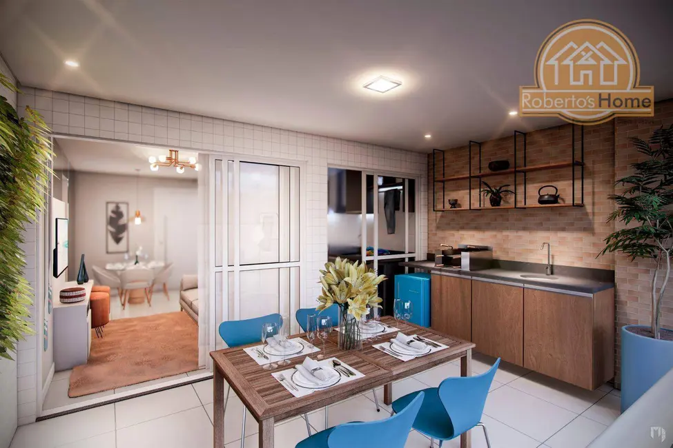 Foto 2 de Apartamento com 3 quartos à venda, 90m2 em Vila Alzira, Guaruja - SP