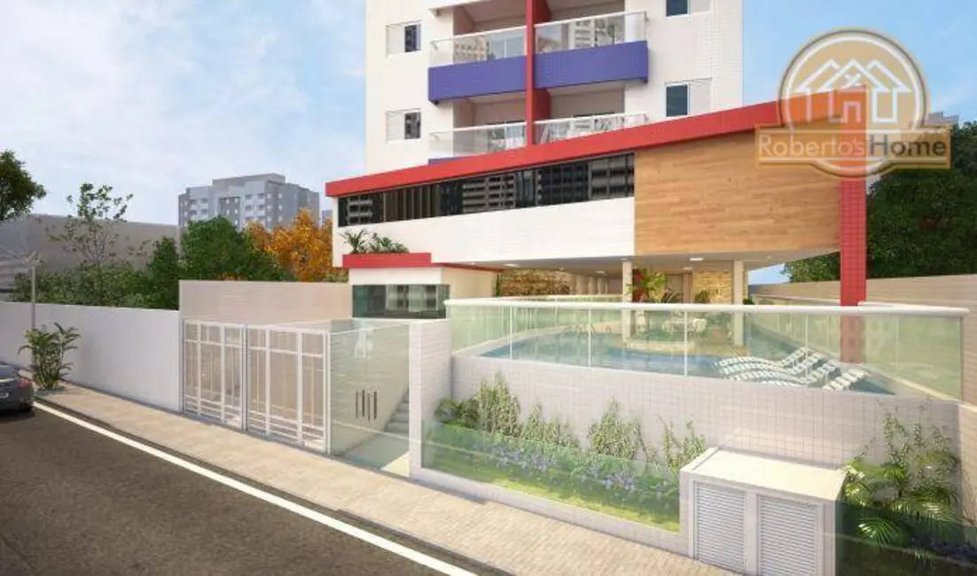 Foto 3 de Apartamento com 2 quartos à venda, 65m2 em Caiçara, Praia Grande - SP