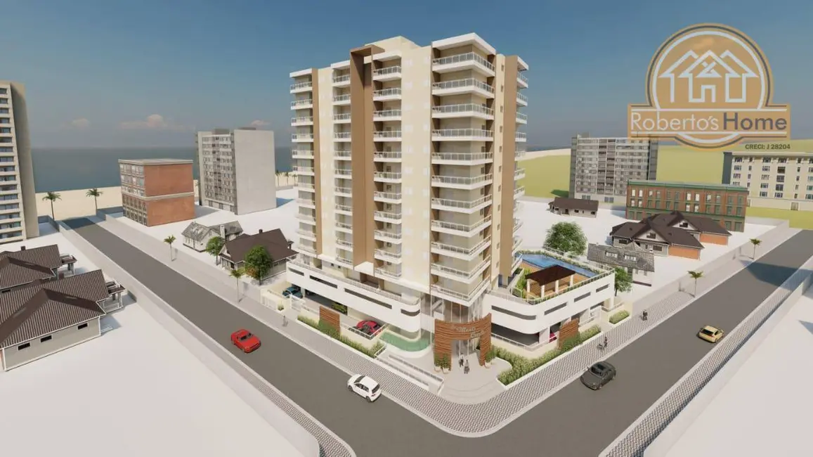 Foto 1 de Apartamento com 1 quarto à venda, 48m2 em Caiçara, Praia Grande - SP