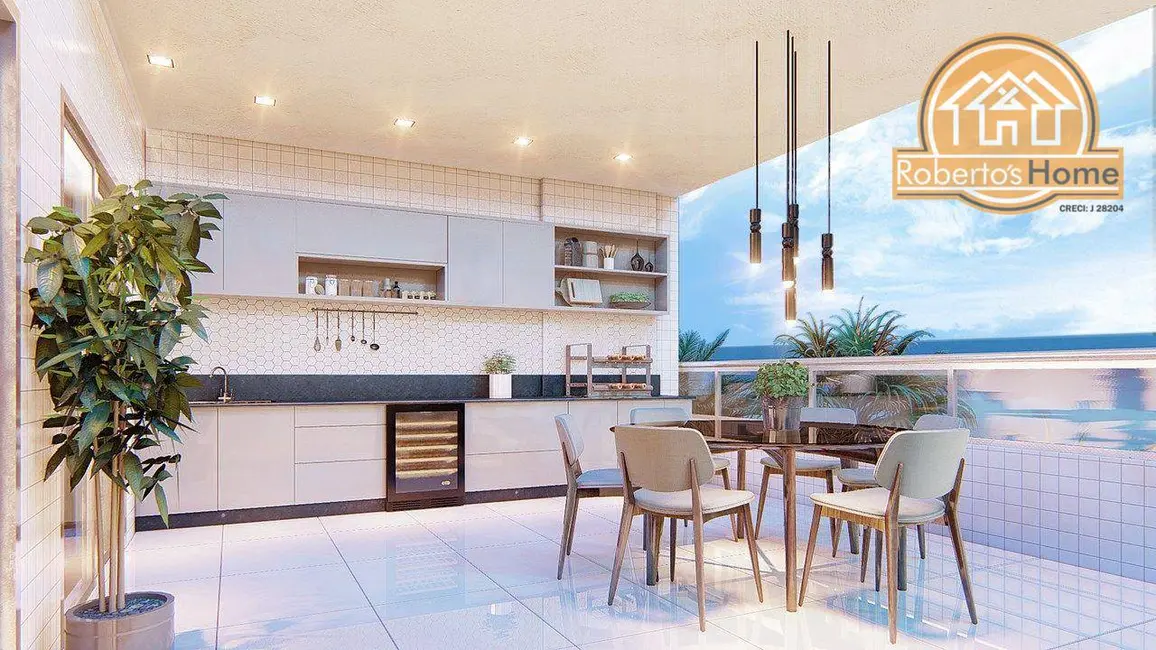 Foto 3 de Apartamento com 2 quartos à venda, 83m2 em Caiçara, Praia Grande - SP