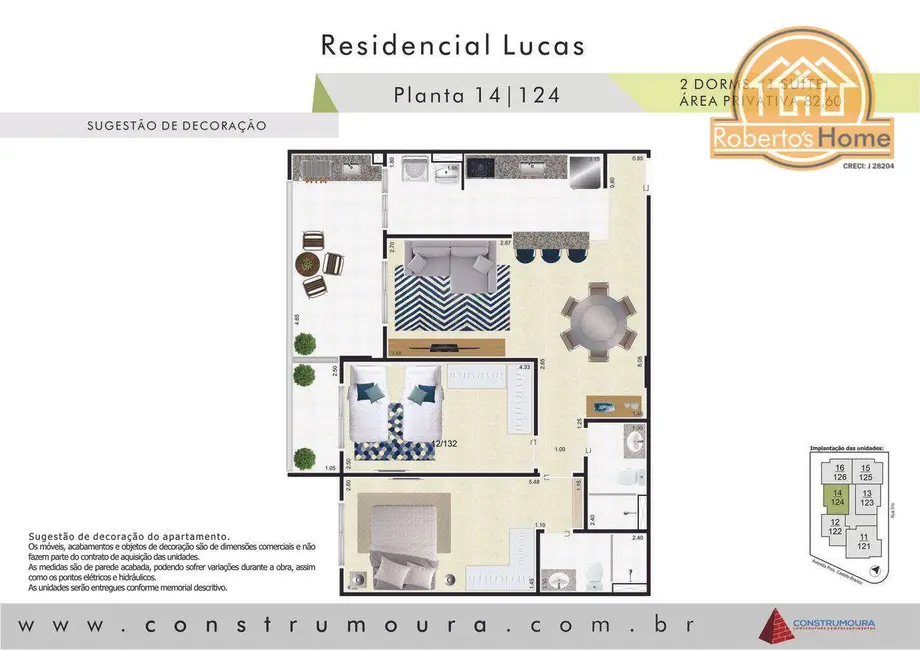 Foto 9 de Apartamento com 2 quartos à venda, 79m2 em Praia Grande - SP