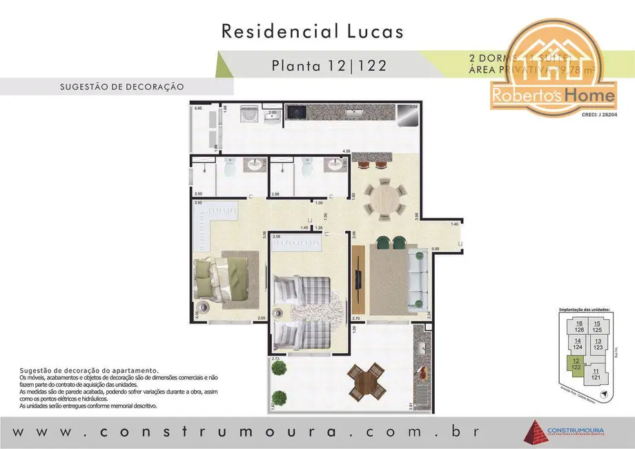 Foto 7 de Apartamento com 2 quartos à venda, 79m2 em Praia Grande - SP