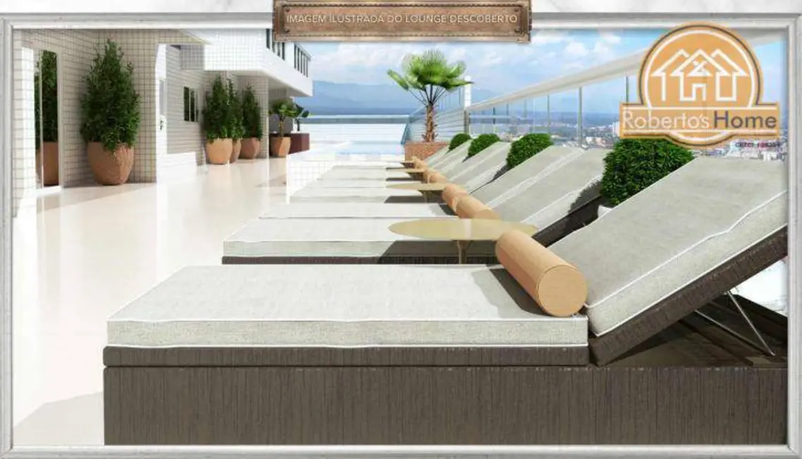 Foto 1 de Apartamento com 3 quartos à venda, 106m2 em Aviação, Praia Grande - SP