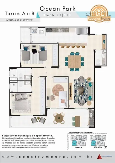 Foto 7 de Apartamento com 2 quartos à venda, 82m2 em Ocian, Praia Grande - SP