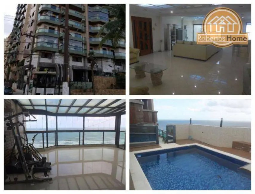 Foto 2 de Cobertura com 5 quartos à venda, 257m2 em Aviação, Praia Grande - SP