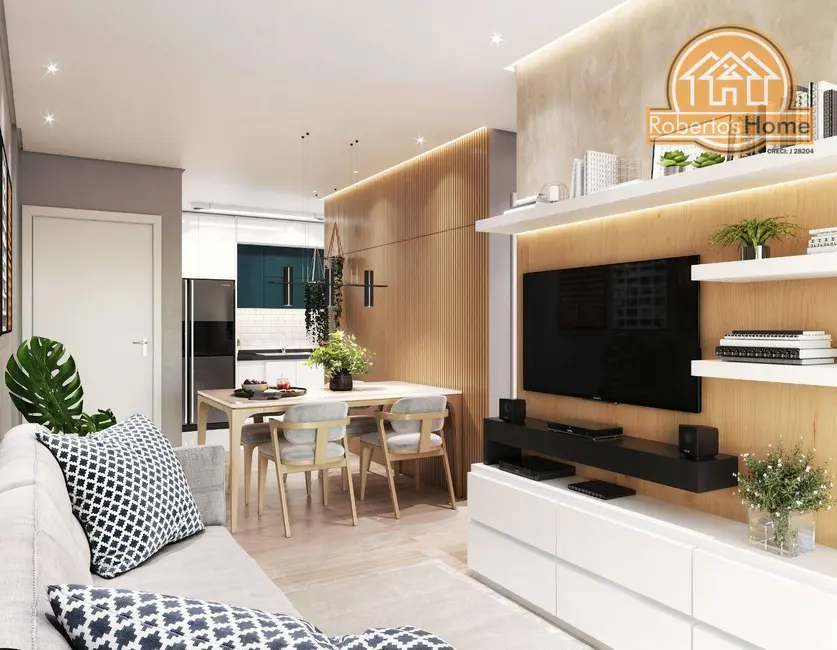 Foto 2 de Apartamento com 2 quartos à venda, 61m2 em Boqueirão, Praia Grande - SP
