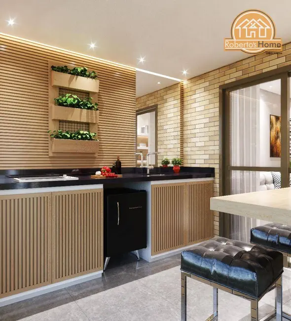 Foto 6 de Apartamento com 2 quartos à venda, 61m2 em Boqueirão, Praia Grande - SP