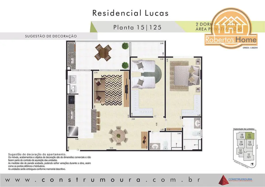 Apartamento com 2 quartos à venda, 82m2 em Praia Grande - SP - imagem 9 Foto 9 de Apartamento com 2 quartos à venda, 82m2 em Praia Grande - SP