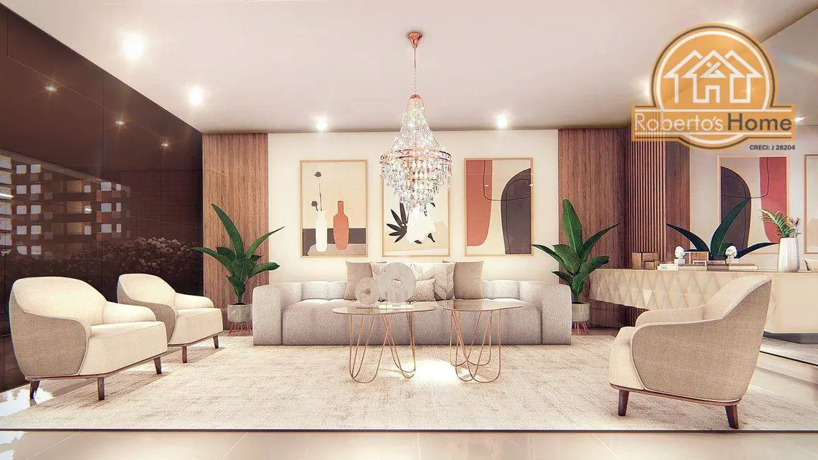 Foto 4 de Apartamento com 2 quartos à venda, 77m2 em Caiçara, Praia Grande - SP