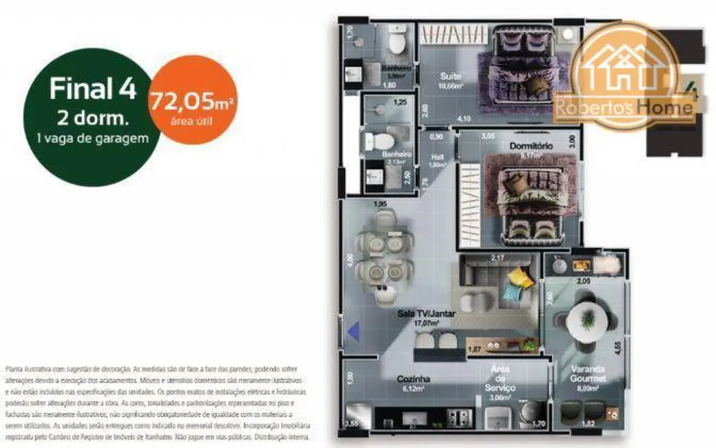 Apartamento com 2 quartos à venda, 72m2 em Centro, Itanhaem - SP - imagem 8 Foto 8 de Apartamento com 2 quartos à venda, 72m2 em Centro, Itanhaem - SP