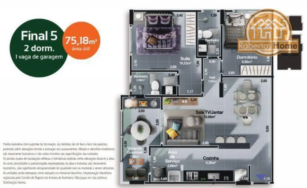 Apartamento com 2 quartos à venda, 72m2 em Centro, Itanhaem - SP - imagem 9 Foto 9 de Apartamento com 2 quartos à venda, 72m2 em Centro, Itanhaem - SP