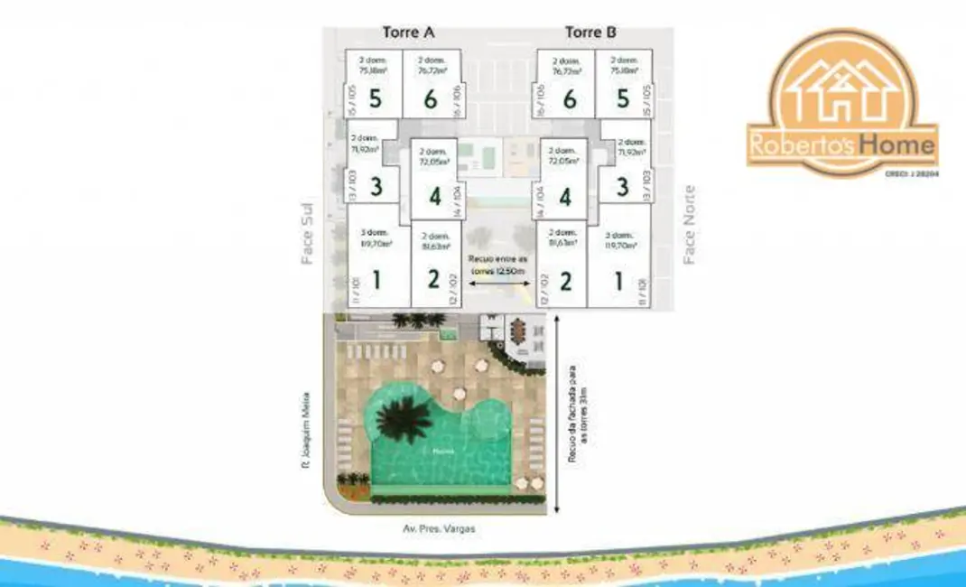 Apartamento com 2 quartos à venda, 72m2 em Centro, Itanhaem - SP - imagem 4 Foto 4 de Apartamento com 2 quartos à venda, 72m2 em Centro, Itanhaem - SP