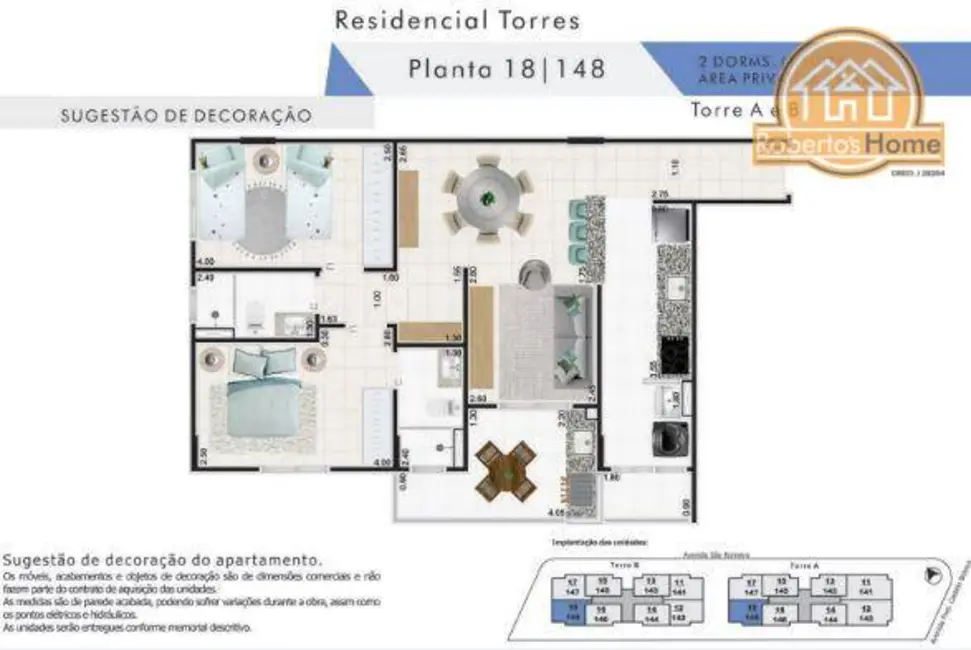 Foto 9 de Apartamento com 2 quartos à venda, 71m2 em Praia Grande - SP