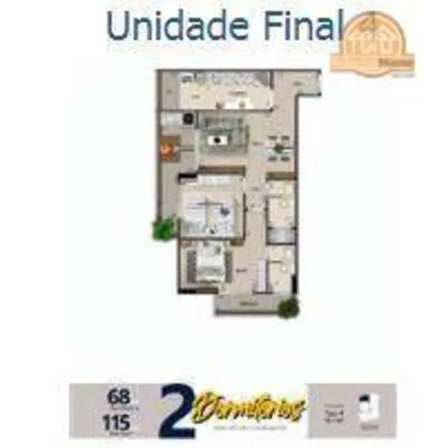 Apartamento com 2 quartos à venda, 70m2 em Aviação, Praia Grande - SP - imagem 5 Foto 5 de Apartamento com 2 quartos à venda, 70m2 em Aviação, Praia Grande - SP