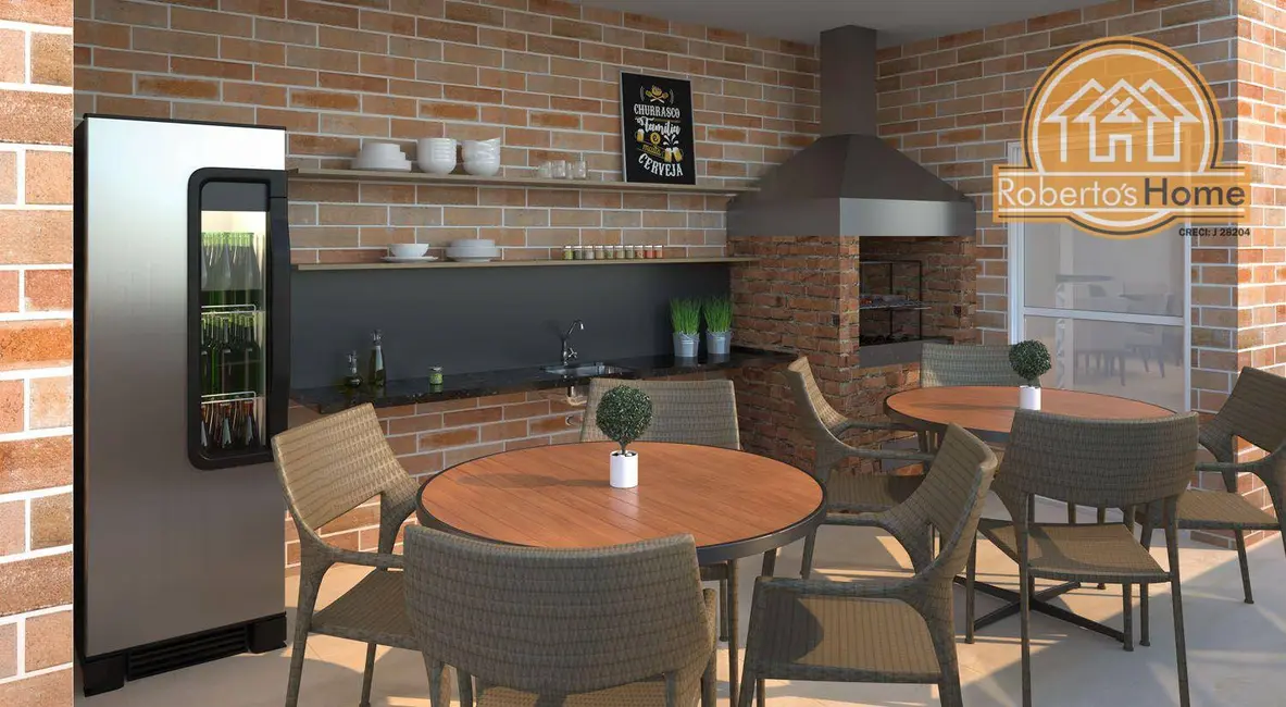 Foto 2 de Apartamento com 1 quarto à venda, 53m2 em Aviação, Praia Grande - SP