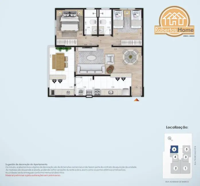 Foto 9 de Apartamento com 2 quartos à venda, 1537m2 em Centro, Mongagua - SP