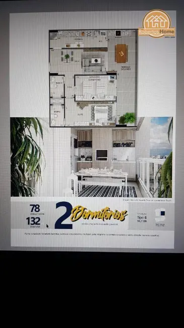Foto 7 de Apartamento com 2 quartos à venda, 68m2 em Aviação, Praia Grande - SP