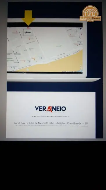 Foto 6 de Apartamento com 2 quartos à venda, 68m2 em Aviação, Praia Grande - SP