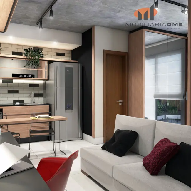 Apartamento com 1 quarto à venda, 26m2 em São Francisco, Curitiba - PR - imagem 8 Foto 8 de Apartamento com 1 quarto à venda, 26m2 em São Francisco, Curitiba - PR