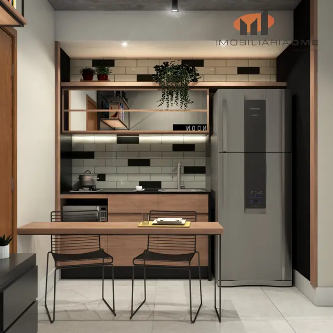 Apartamento com 1 quarto à venda, 26m2 em São Francisco, Curitiba - PR - imagem 7 Foto 7 de Apartamento com 1 quarto à venda, 26m2 em São Francisco, Curitiba - PR