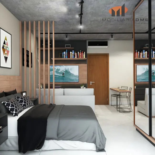 Apartamento com 1 quarto à venda, 26m2 em São Francisco, Curitiba - PR - imagem 5 Foto 5 de Apartamento com 1 quarto à venda, 26m2 em São Francisco, Curitiba - PR