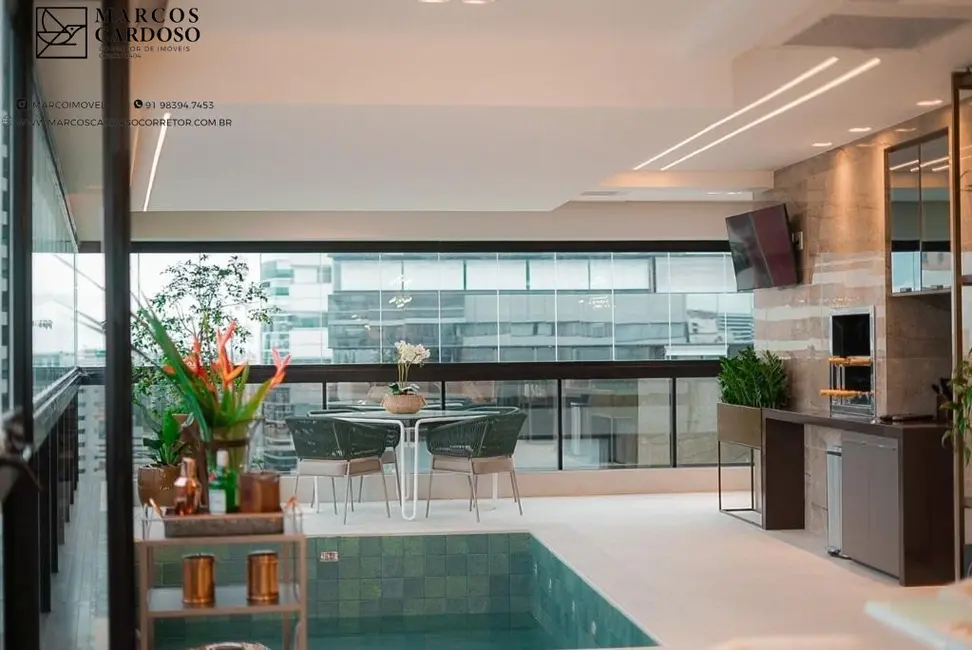 Foto 8 de Apartamento com 4 quartos à venda, 340m2 em Umarizal, Belem - PA