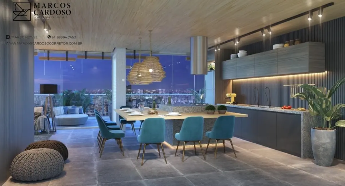 Foto 8 de Apartamento com 3 quartos à venda, 181m2 em Umarizal, Belem - PA