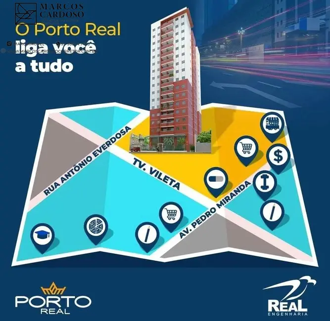 Foto 2 de Apartamento com 3 quartos à venda, 57m2 em Pedreira, Belem - PA