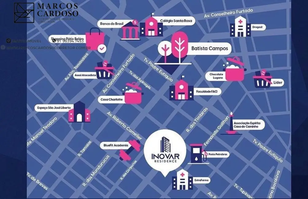 Foto 9 de Apartamento com 1 quarto à venda, 38m2 em Jurunas, Belem - PA