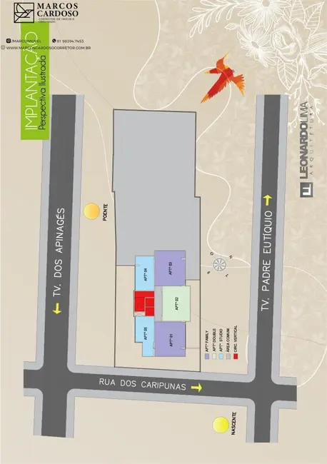 Apartamento com 2 quartos à venda, 72m2 em Batista Campos, Belem - PA - imagem 3 Foto 3 de Apartamento com 2 quartos à venda, 72m2 em Batista Campos, Belem - PA