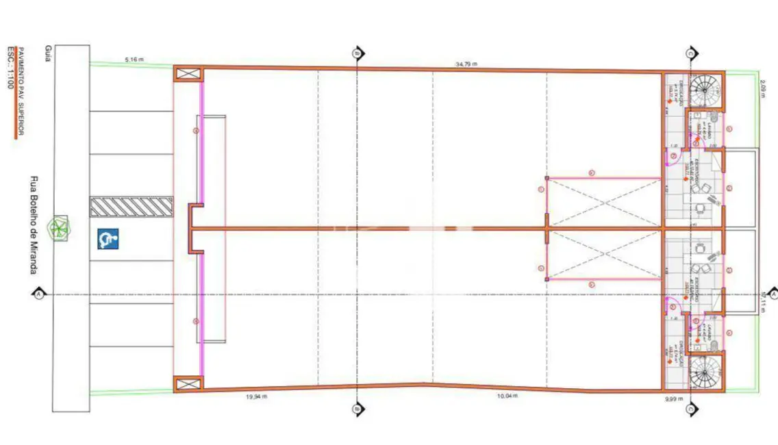 Foto 4 de Sala Comercial para alugar, 330m2 em Chácara Braz Miraglia, Jau - SP