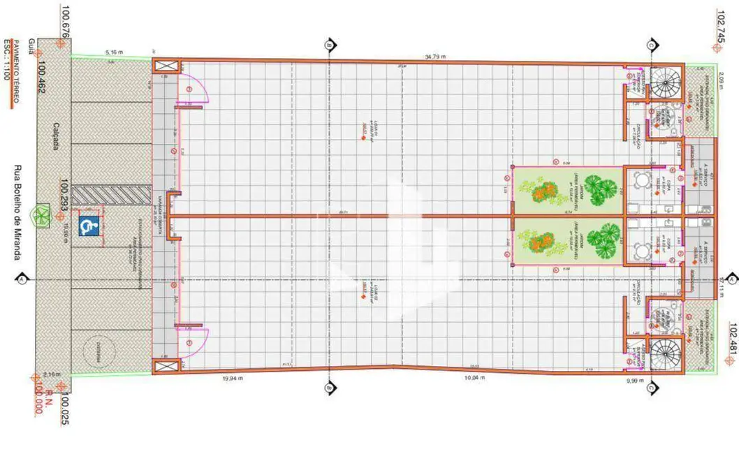 Foto 5 de Sala Comercial para alugar, 330m2 em Chácara Braz Miraglia, Jau - SP