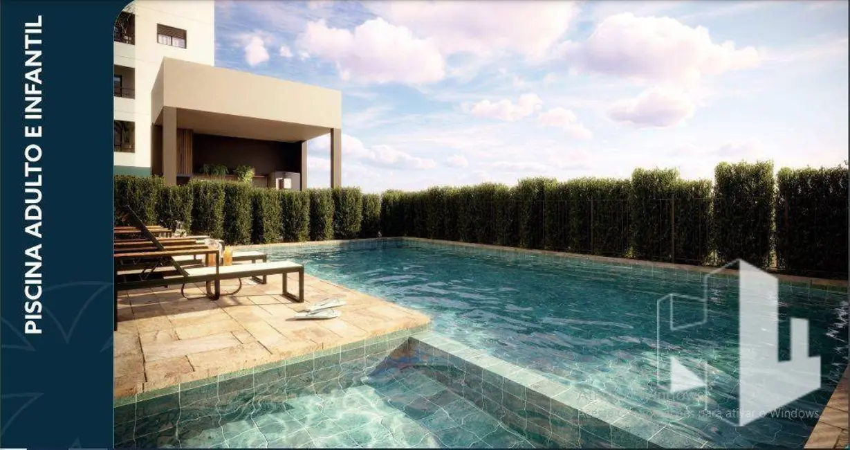 Foto 1 de Apartamento com 1 quarto à venda, 37m2 em Jardim Olímpia, Jau - SP