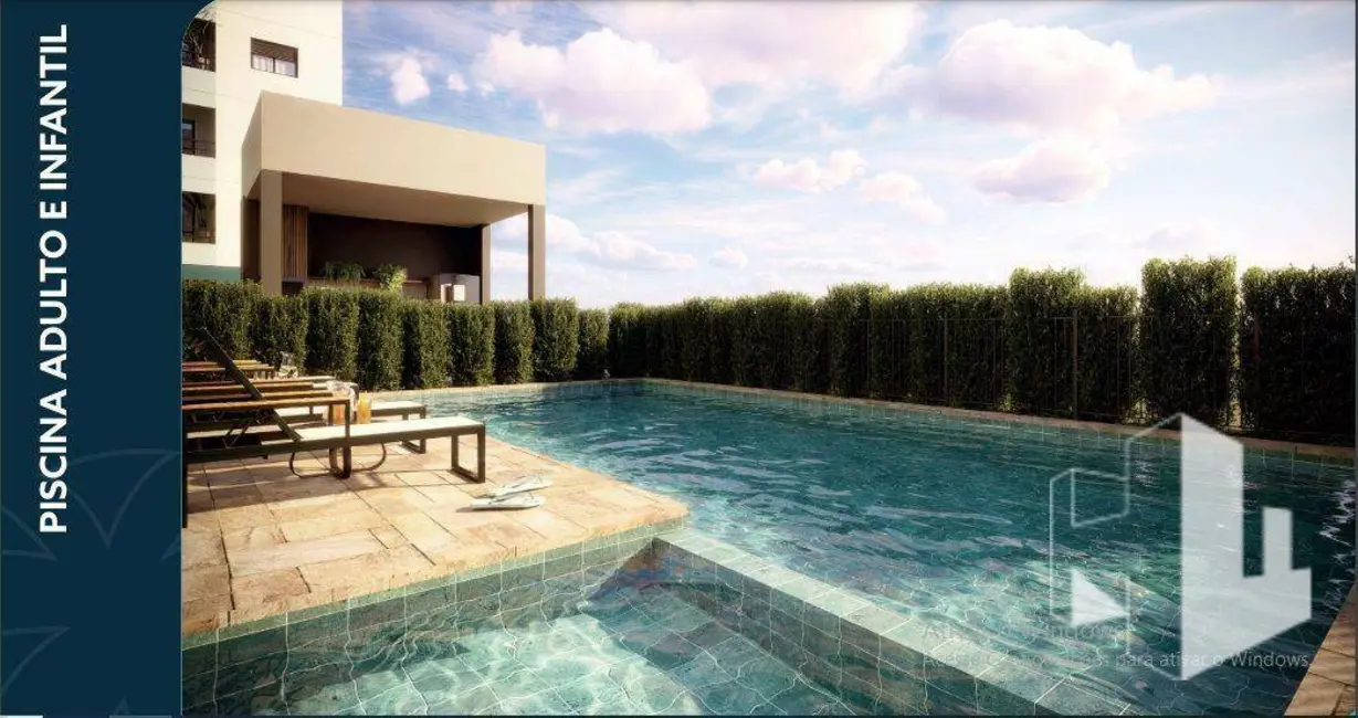 Foto 1 de Apartamento com 2 quartos à venda, 45m2 em Jardim Olímpia, Jau - SP