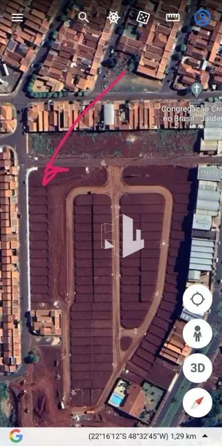 Foto 1 de Terreno / Lote à venda, 183m2 em Chácara São Joaquim, Jau - SP