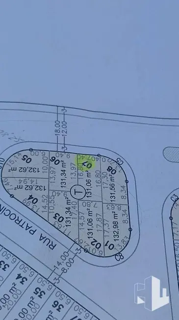 Foto 4 de Terreno / Lote à venda, 131m2 em Residencial Frei Galvão, Jau - SP