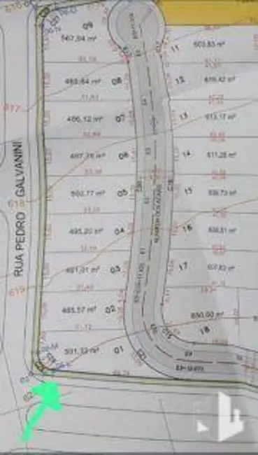 Foto 1 de Terreno / Lote à venda, 591m2 em Centro, Jau - SP