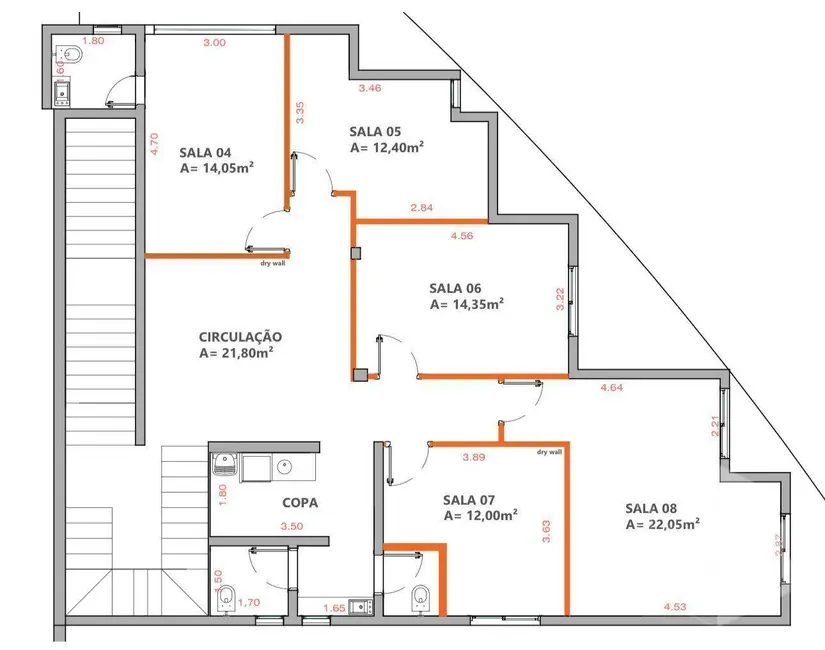 Foto 9 de Sala Comercial para alugar, 130m2 em Chácara Bela Vista, Jau - SP