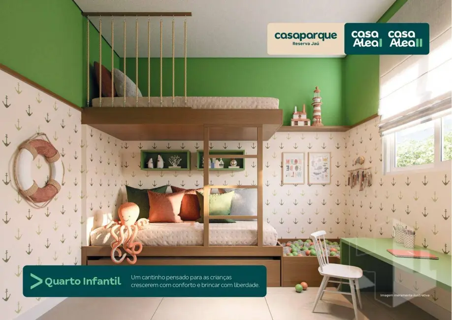 Foto 5 de Casa de Condomínio com 2 quartos à venda, 84m2 em Jardim Padre Augusto Sani, Jau - SP