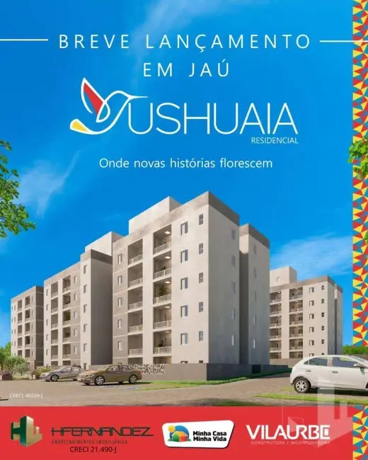 Foto 1 de Apartamento com 2 quartos à venda, 43m2 em Jardim Olímpia, Jau - SP