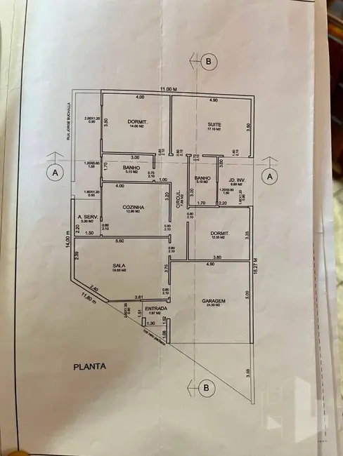 Foto 2 de Casa com 3 quartos à venda, 177m2 em Jardim América, Jau - SP