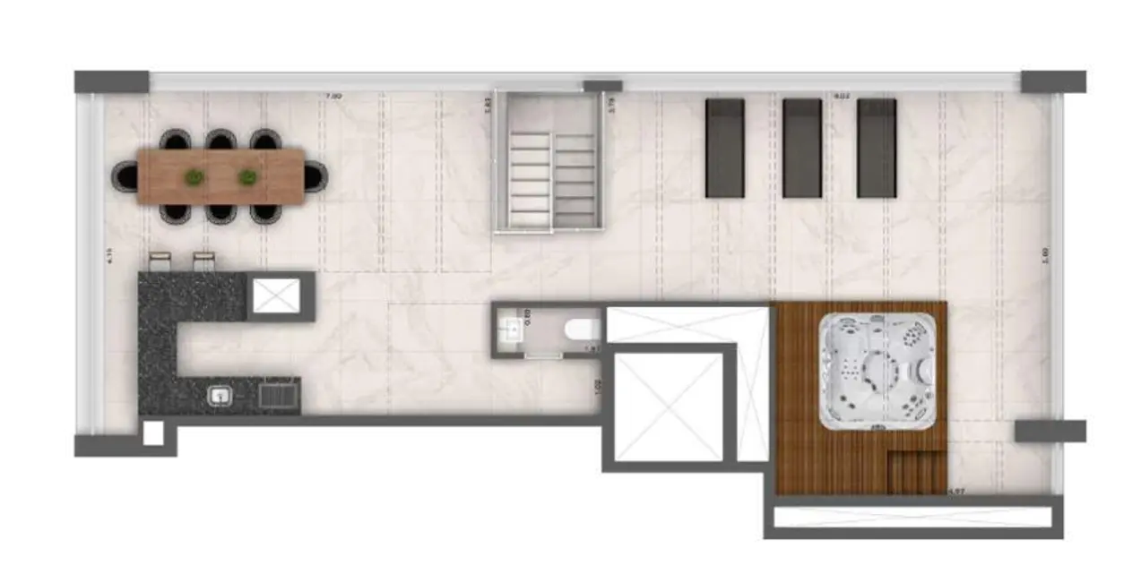 Cobertura com 3 quartos à venda, 211m2 em Perdizes, São Paulo - SP - imagem 8 Foto 8 de Cobertura com 3 quartos à venda, 211m2 em Perdizes, São Paulo - SP