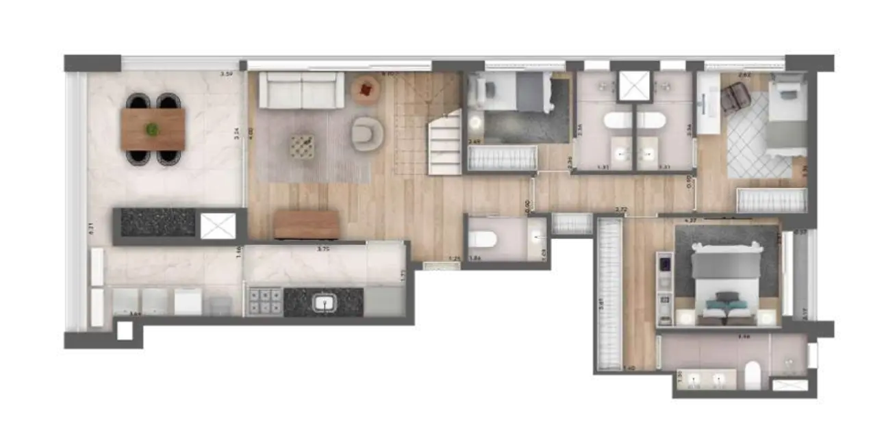 Cobertura com 3 quartos à venda, 211m2 em Perdizes, São Paulo - SP - imagem 7 Foto 7 de Cobertura com 3 quartos à venda, 211m2 em Perdizes, São Paulo - SP