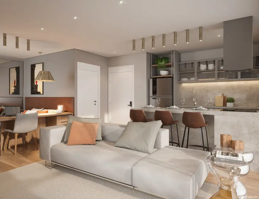 Foto 7 de Apartamento com 1 quarto à venda, 53m2 em Batel, Curitiba - PR