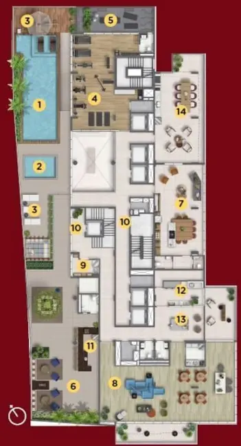 Foto 2 de Apartamento com 1 quarto à venda, 27m2 em Perdizes, São Paulo - SP