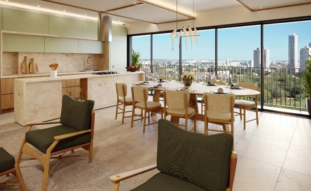 Apartamento com 3 quartos à venda, 158m2 em Setor Bueno, Goiania - GO - imagem 4 Foto 4 de Apartamento com 3 quartos à venda, 158m2 em Setor Bueno, Goiania - GO