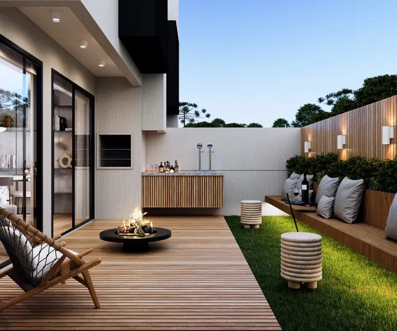 Foto 9 de Casa de Condomínio com 3 quartos à venda, 102m2 em Santa Felicidade, Curitiba - PR